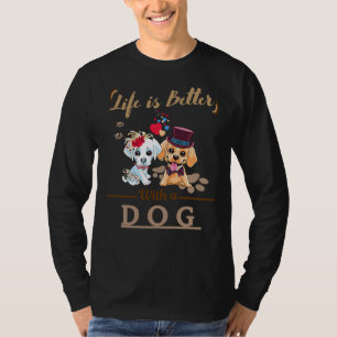 犬のレトリバー茶色のラブラドールの生活は良い Tシャツ