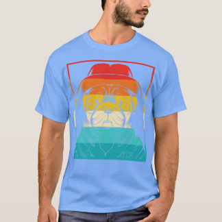 犬のレトロパグ1 Tシャツ