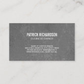 犬のロゴ |かわいい斑点のダルマチア犬 名刺 (裏面)