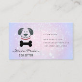 犬のロゴ | 犬の骨 名刺 (正面)