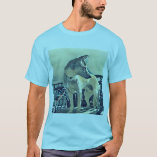 犬のワイシャツのngsd tシャツ