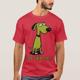 犬のヴィンテージ犬として冗談を言う Tシャツ