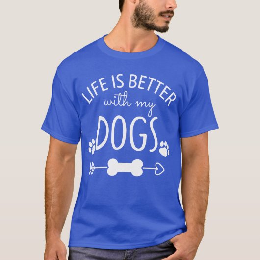 犬のヴィンテージ Tシャツ (正面)
