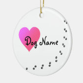 犬の一流のカスタムなオーナメント セラミックオーナメント (左)