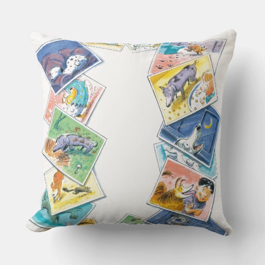 犬の世で クッション (正面)