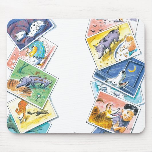 犬の世で マウスパッド (正面)