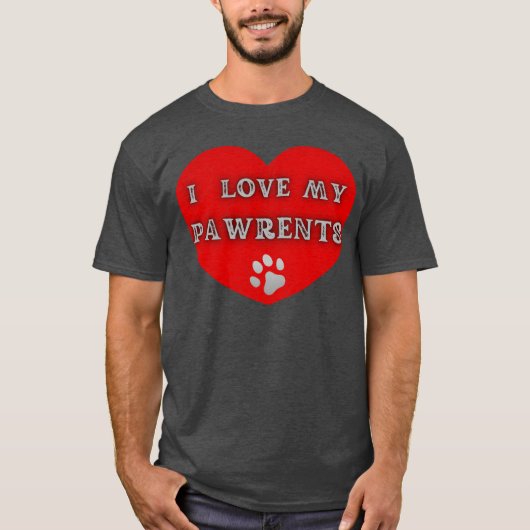 犬の両親の女の子 Tシャツ (正面)