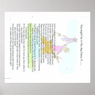 犬の中に入っファンシーてもし... ポスター