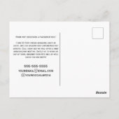 犬の乗り込み，歩く，座り込み，訓練業 ポストカード (裏面)