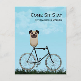 犬の乗り込み,歩く,座り込み,訓練業 ポストカード