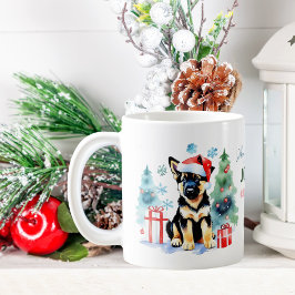 犬の人々のためのドイツの羊飼いのクリスマスプレゼント コーヒーマグカップ