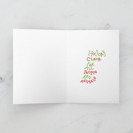 犬の休日 シーズンカード (内部)