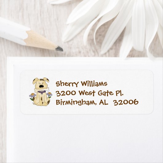 犬の住所 シール (インサイチュ)