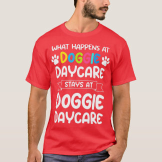 犬の保育園で何が起こるか引用文犬の保育園W Tシャツ