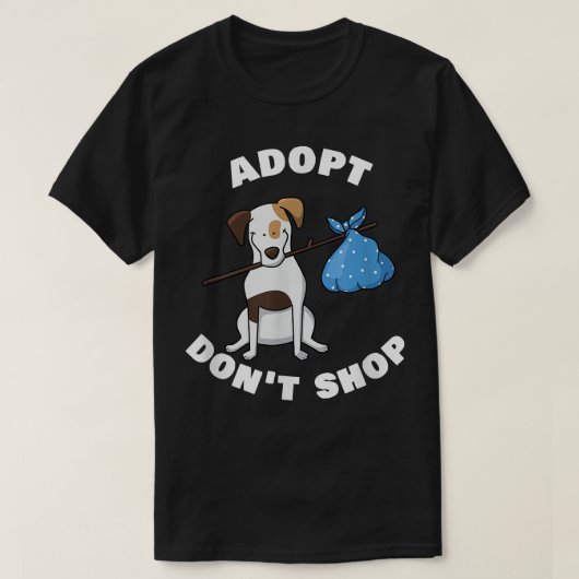 犬の保護者用Tシャツの里親募集  Tシャツ (デザイン正面)