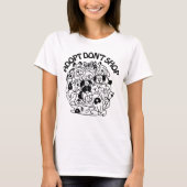 犬の保護+譲渡Tシャツ Tシャツ (正面)