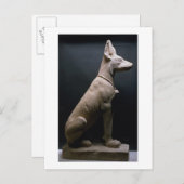 犬の像，メソポタミア， c.5000-1000紀元前(ライム) ポストカード (正面/裏面)