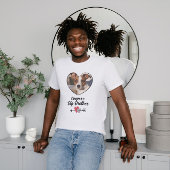 犬の兄パーソナライズされた弟の写真と文字Tシャツ Tシャツ