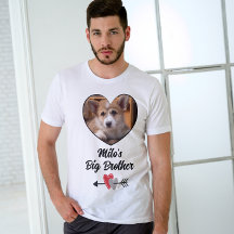 犬の兄弟写真パーソナライズされたTシャツ