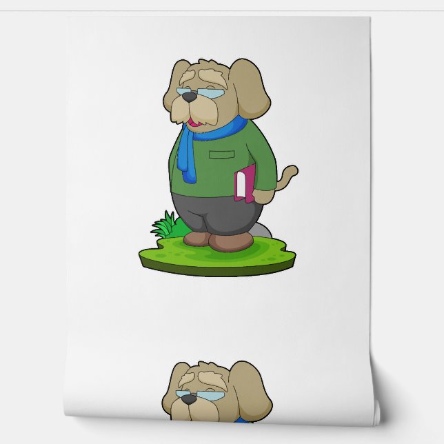 犬の先生書 壁紙 (ほどく)