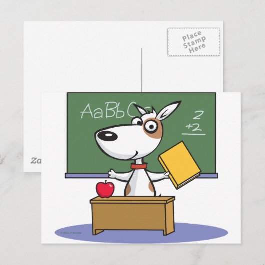 犬の先生 ポストカード (正面/裏面)