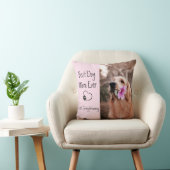 犬の写真すごいママハートポープリント クッション (椅子)