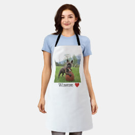 犬の写真と名前Female フランスの Buldog エプロン