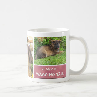 犬の写真のコラージュのマグ コーヒーマグカップ