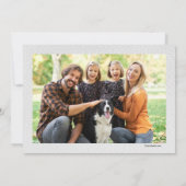 犬の写真の移動告知 案内状 (裏面)