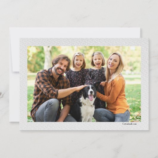 犬の写真の移動告知 案内状 (裏面)