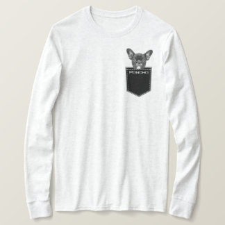 犬の写真の顔と名前のアップロードカスタマイズ Tシャツ