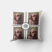 犬の写真ギフト犬のオーナー クッション (裏面)
