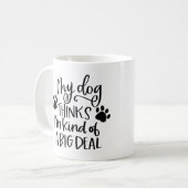 犬の写真ギフト 犬の飼い主用 コーヒーマグカップ (正面左)