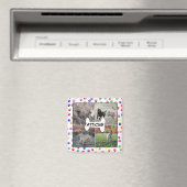 犬の写真ポーパーソナライズされたトInstagramをプリント マグネット (インサイチュ (食洗機))