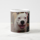 犬の写真最高の友 ジャンボコーヒーマグカップ (正面)