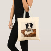 犬の写真 トートバッグ (正面(商品))