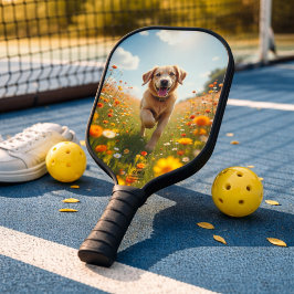 犬の写真 ペット ピックルボールラケット