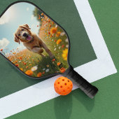 犬の写真 ペット ピックルボールラケット