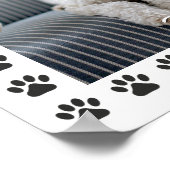 犬の写真,名前,私の友人,最高のポートプリント ポスター (角)