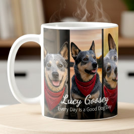 犬の写真 名前 6 写真 コーヒーマグカップ