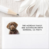 犬の写真Create Your Own ラベル (インサイチュ)