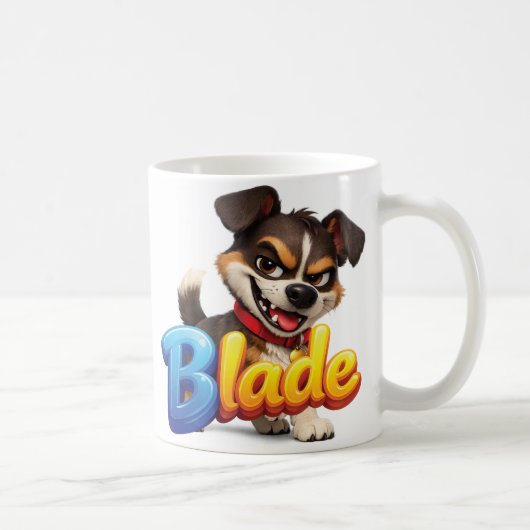 犬の刃 コーヒーマグカップ (右)