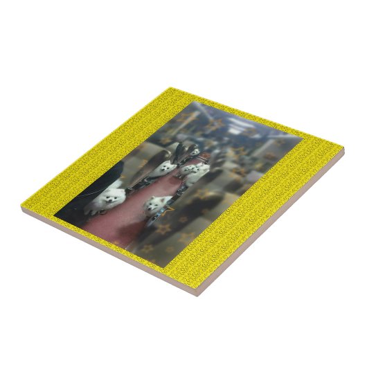 犬の列車 タイル (側面)