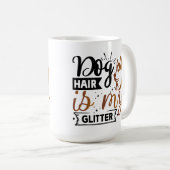 犬の前向き技 | やる気を起こさせる引用文 コーヒーマグカップ (正面右)