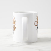 犬の前向き技 | やる気を起こさせる引用文 ジャンボコーヒーマグカップ (裏面)