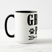 犬の前向き技 | やる気を起こさせる引用文 マグカップ (左)