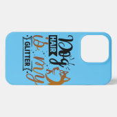 犬の前向き技 | やる気を起こさせる引用文 iPhoneケース (裏面横)