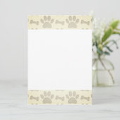 犬の前版及び招待状用骨ベース 招待状 (スタンド正面)