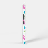 犬の前骨の骨のハートのピンク SAMSUNG GALAXYケース (右側面)