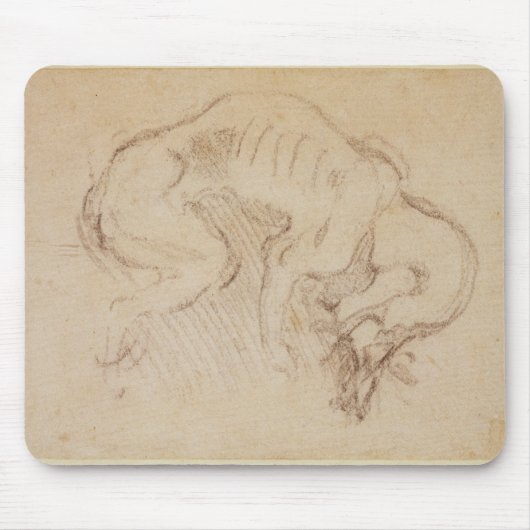 犬の勉強 マウスパッド (正面)